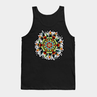 Flower Tattoo design Tank Top